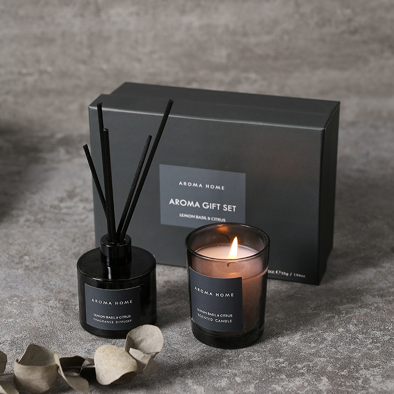 Candle Containers - Caja de regalo para aromaterapia, Juego