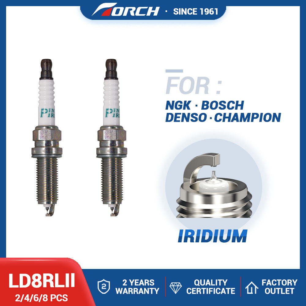 Candle Lighter - 2-8PCS Bujías de iridio doble TORCH