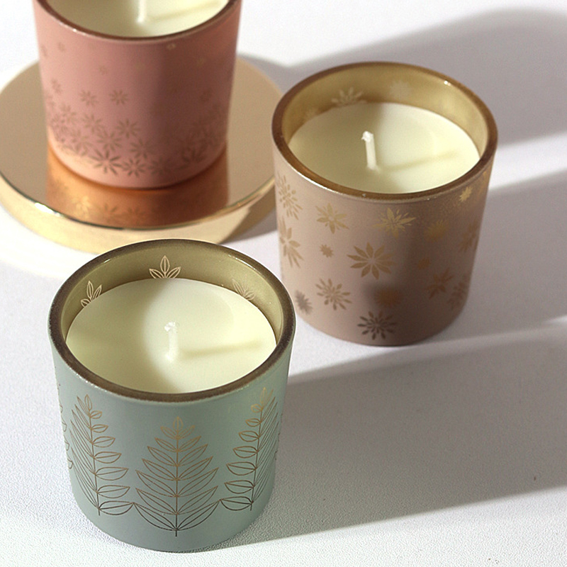 Paraffin Wax - Velas de cerámica coloridas, tazas de