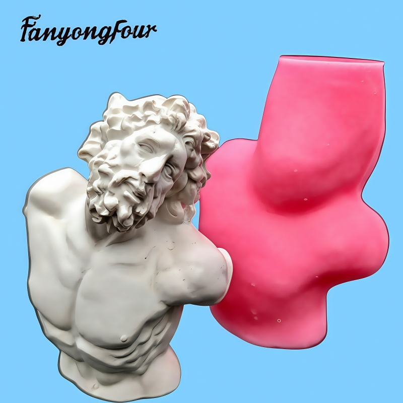 Candle Molds - Molde de silicona de medio cuerpo