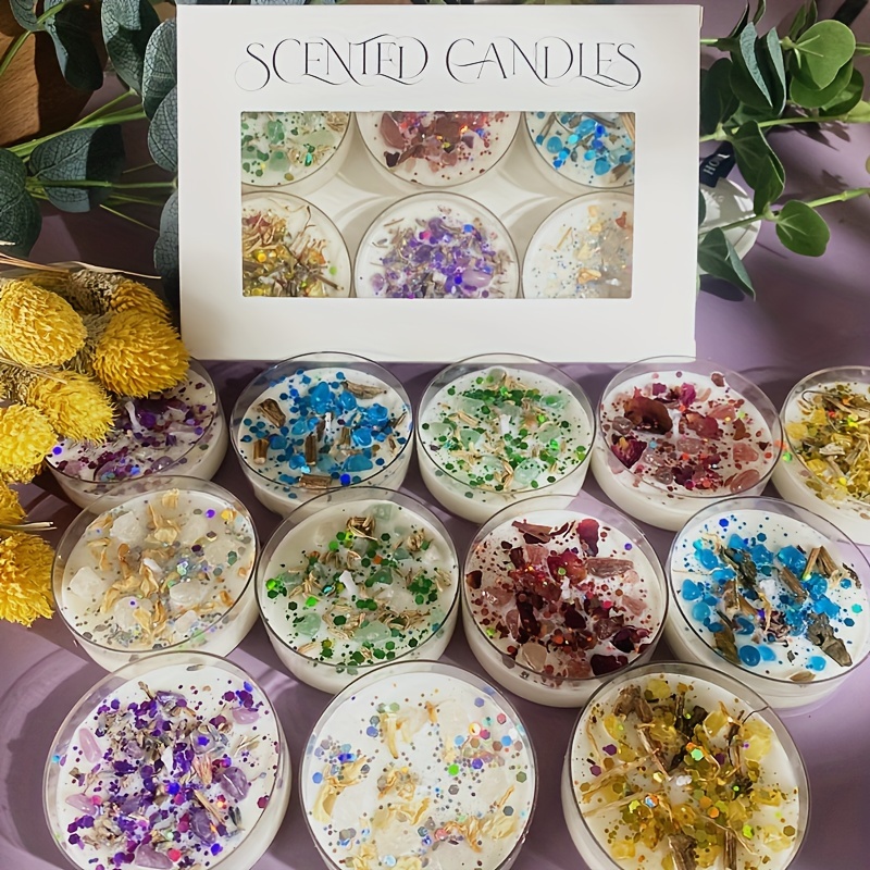 Wax Melts - Juego de 6 velas perfumadas, piedra