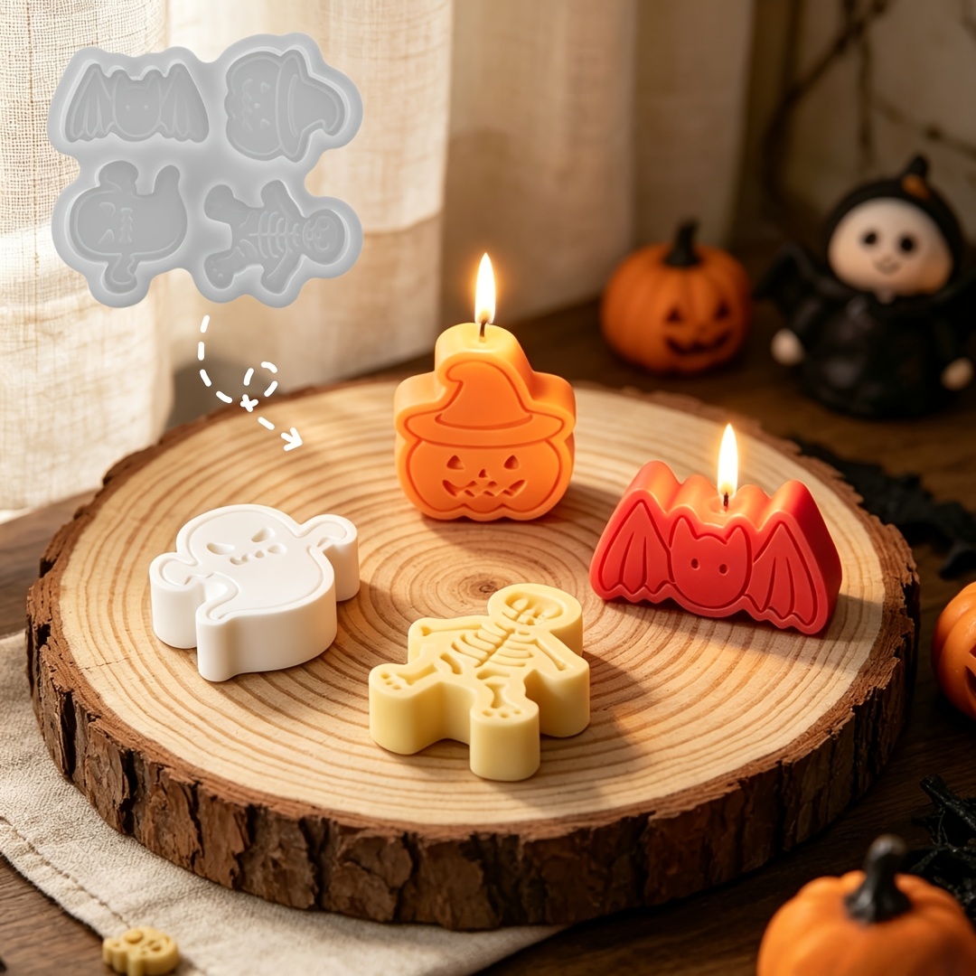 Candle Molds - Juego de moldes de silicona de