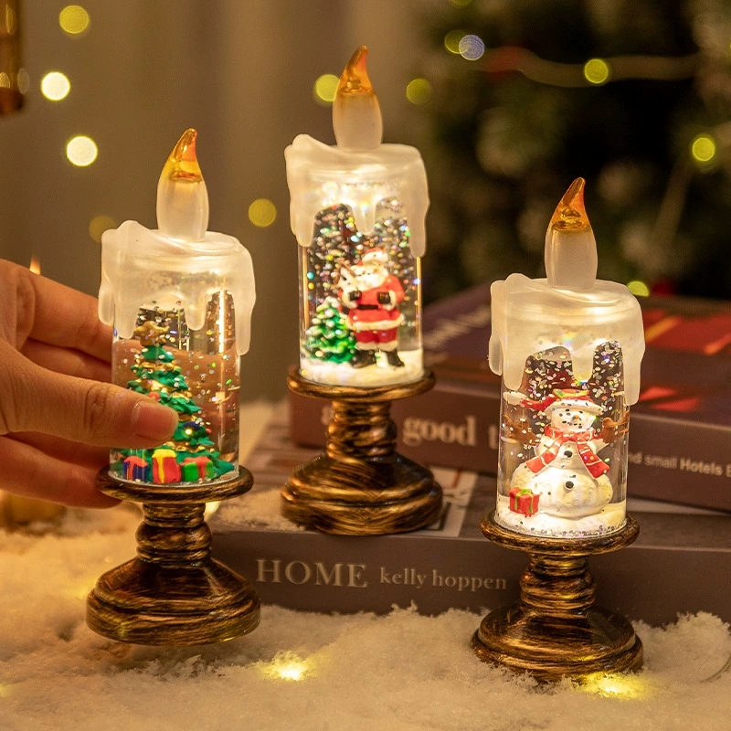 1 pieza de decoración navideña - Candle Containers reseña y precio