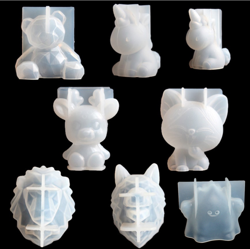 Moldes de resina Epoxy de sili - Candle Molds reseña y precio